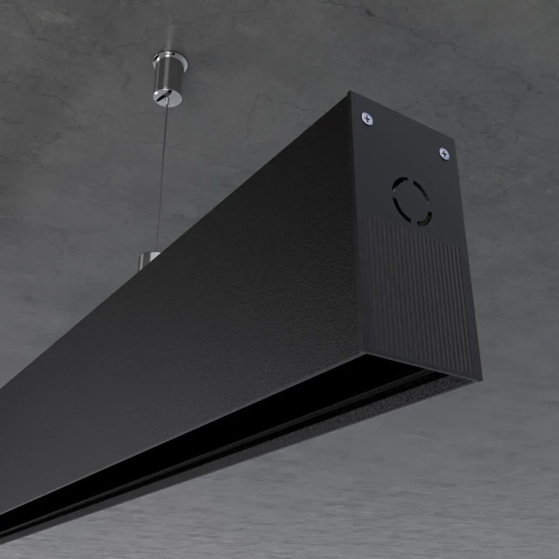 Магнитный трековый шинопровод OLEDIM 48V накладной черный 2м 7771005