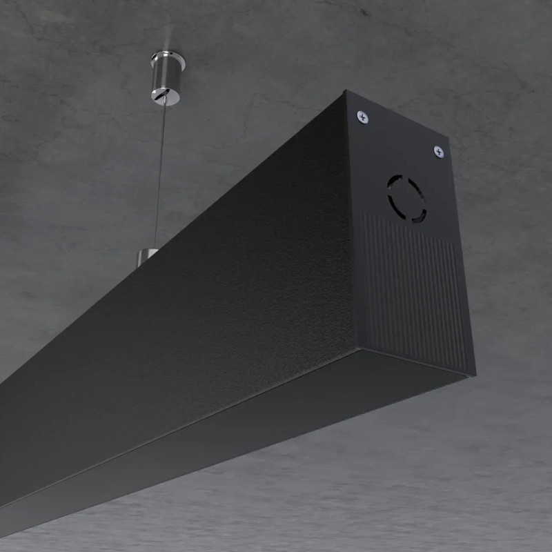 Магнитный трековый шинопровод OLEDIM 48V накладной черный 2м 7771005