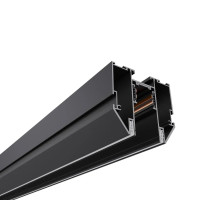 Магнитный трековый шинопровод OLEDIM OL21 48V для натяжного потолка (демпфер) черный 1м 7771006