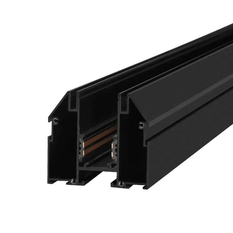 Магнитный трековый шинопровод OLEDIM OL22 48V для натяжного потолка (демпфер) черный 2м 7771007