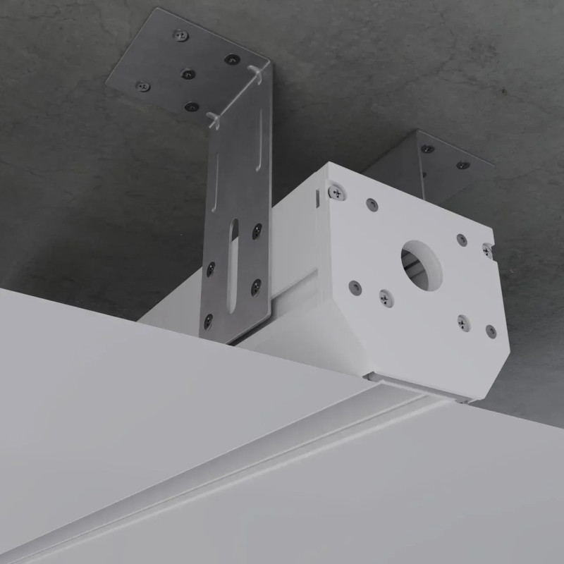 Магнитный трековый шинопровод OLEDIM OL23 48V для натяжного потолка (демпфер) белый 3м 7771582