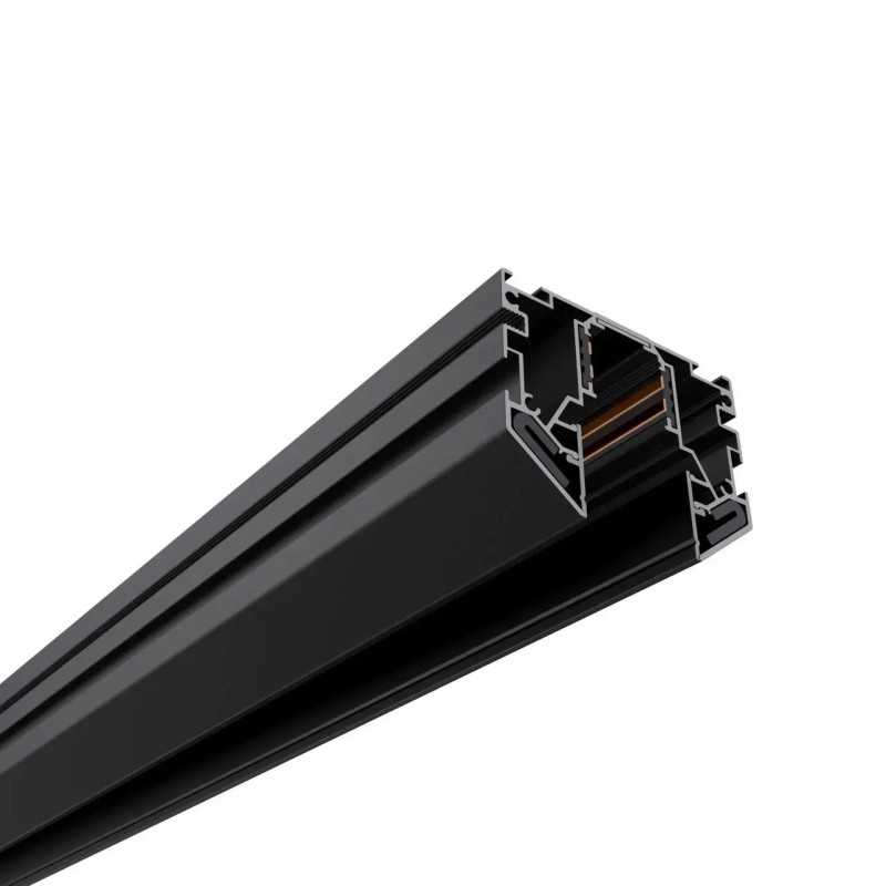 Магнітний трековий шинопровід OLEDIM OL35 48V для натяжної стелі (гарпун) чорний 1м 7771550