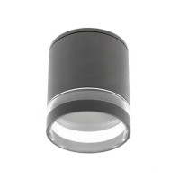 Фасадний світильник GTV RIVEN чорний круглий OS-RIV102OKG-30