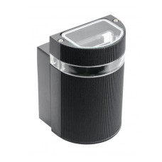 Фасадний світильник односпрямований GTV SILVA GU10 IP54 чорний LD-SILVAGU10J-20