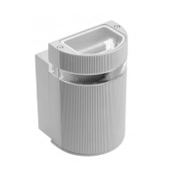 Фасадний світильник односпрямований GTV SILVA GU10 IP54 сiрий LD-SILVAGU10J-80