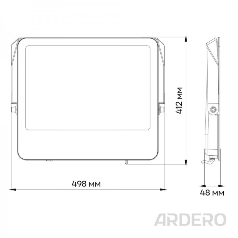 Светодиодный прожектор Ardero LL-1300ARD 300Вт 6500K черный 81030