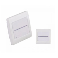 Світильник світлодіодний сходовий 2W 4000K 100Lm 110-265V 86*86мм. з сенсором білий RUBY 079-028-0002-010