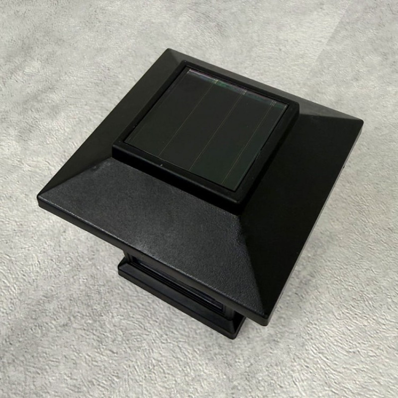 Почвенный светодиодный светильник Feron PL145 2800К на солнечной батарее черный