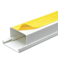 Кабельний канал з клейкою стрічкою 60 х 60 Neomax Ultra білий