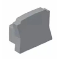 Заглушка для накладного профиля GLAX MICRO 10шт GTV (PA-ZASGLAXMICNK-00)