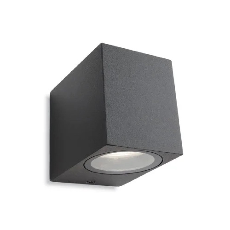 Фасадний світильник VELMAX V-WL-35, max 35W, GU10, 220V, IP54, чорний 24-60-35
