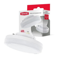Лампа світлодіодна MAXUS GX53 7W 3000K (1-GX53-7W-3K)