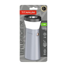 Портативний світлодіодний LED ліхтарик TITANUM TLF-T20 70Lm Gray