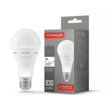 Світлодіодна LED лампа акумуляторна TITANUM A68 9W E27 4000K 220V