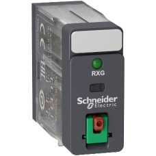 Реле проміжне RXG, 2 C/O, 5 A, 220V AC, LED\Тест, Schneider Electric (RXG22M7)