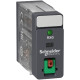 Реле проміжне RXG, 2 C/O, 5 A, 220V AC, LED\Тест, Schneider Electric (RXG22M7)