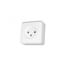 Розетка без з/к зовнішнього встановлення біла серія Prima, Schneider Electric (WDE001000)