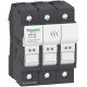 Держатель предохранителя Schneider Electric 3P 32A 690 В 10x38 мм (DF103)