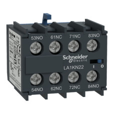 Блок додаткових контактів Schneider 2НО + 2НЗ гвинтовий затиск LA1KN22