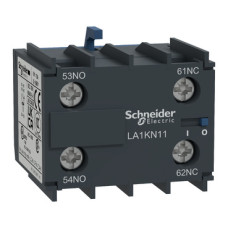 Блок додаткових контактів Schneider АЛЕ + НЗ гвинтовий затиск LA1KN11