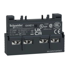 Додатковий контакт Schneider Electric TeSys Deca 2,5А 1NO+1NC 24-60 В (GVAE11)