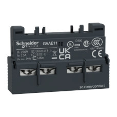 Додатковий контакт Schneider Electric TeSys Deca 2,5А 1NO+1NC 24-60 В вбудований (GVAE11TQ)