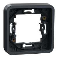 Рамка Schneider Electric одноместная без гв. IP55 PC Mureva Styl Schneider Electric Черный MUR34107