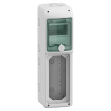 Щиток Kaedra IP65 для розетки Unika 5 модулів + 1 отвір 103x225, навісний, Schneider Electric (13185