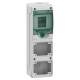 Щиток мини Kaedra IP65 для розетки 4 модуля + 2 отверстия 65x85, навесной, Schneider Electric (13176)