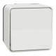 Выключатель кнопочный 1-клавишный Mureva Styl, IP55,Белый, Schneider Electric MUR39026