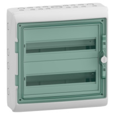 Щиток Kaedra IP65 2x18 модулів з клемними блоками, навісний, Schneider Electric (13434)