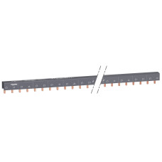 Шина соединительная Schneider Electric Acti9 3P+N 100A типа PIN 114 модулей шаг 18 мм 1 м (A9XPH557)