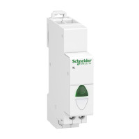 Сигнальна арматура модульна Schneider Electric Acti9 iIL 12-48V DC Зелений (A9E18331)