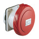 Силовая розетка Schneider Electric Mureva 3P+E 32А 415 В встроенная IP67 прямая Красный (PKF32G734)