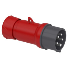 Силова вилка Schneider Electric Mureva 3P+N+E 16А 415 В переносная IP44 Червоний (PKX16M435)