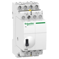Реле імпульсне Schneider Electric iTL 4P 16A AC 24V DC 12V 4NO (A9C30114)