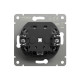 Розетка одинарная с заземлением мокко VIDEX NOTA (VF-NT-SK1G-BR)