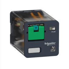 Промежуточное реле RUM FASTON, Ie-10 A, Uc-24 В DC, 3 C/O, LED, Кнопка тест, Schneider Electric RUMF32BD