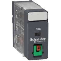 Проміжне реле RXG, Ie-10 A, Uc-230 В AC, 1 C/O, кнопка тест, Schneider Electric (RXG11P7)