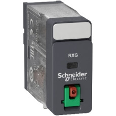 Промежуточное реле RXG, Ie-10 A, Uc-230 В AC, 1 C/O, кнопка тест, Schneider Electric (RXG11P7)
