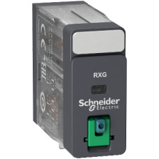 Промежуточное реле RXG, Ie-5 A, Uc-24 В DC, 2 C/O, кнопка тест, Schneider Electric (RXG21BD)