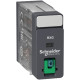 Промежуточное реле RXG, Ie-5 A, Uc-24 В DC, 2 C/O, кнопка тест, Schneider Electric (RXG21BD)
