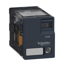 Промежуточное реле RXM, Ie-6 A, Uc-24 В DC, 4 C/O, LED, Schneider Electric (RXM4AB3BD)