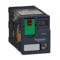 Проміжне реле RXM слаботочное, Ie-3 A, Uc-24 В AC, 4 C/O, LED Schneider Electric (RXM4GB2B7)