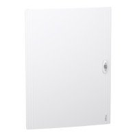 Двері Schneider Electric PrismaSeT XS пластик 550x750x20 мм для щита 4 ряди 24 модулі суцільні Білий