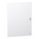 Двері Schneider Electric PrismaSeT XS пластик 550x750x20 мм для щита 4 ряди 24 модулі суцільні Білий