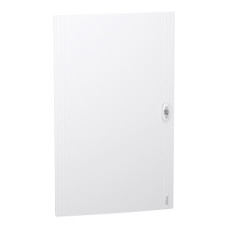 Двері Schneider Electric PrismaSeT XS пластик 550x900x20 для щита 5 рядів 24 модулі суцільні Білиий