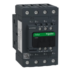 Контактор TeSys D, 4P, In-80 A (AC-1), Uc-220 В AC, 1NO+1NC, Schneider Electric (LC1DT80AM7)