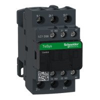 Контактор Tesys D, In-38 A, 18,5 кВт, Uc-110В AC, 1NO+1NC, Schneider Electric (LC1D38F7)