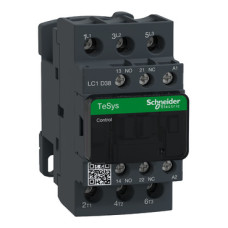 Контактор Tesys D, In-38 A, 18,5 кВт, Uc-110В AC, 1NO+1NC, Schneider Electric (LC1D38F7)